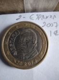 espanha 1 euro 2007  circulado