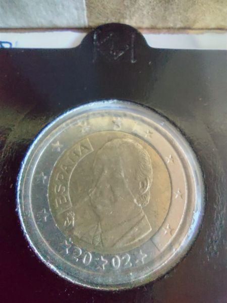 Moeda 1 euros  2002 - Circulada