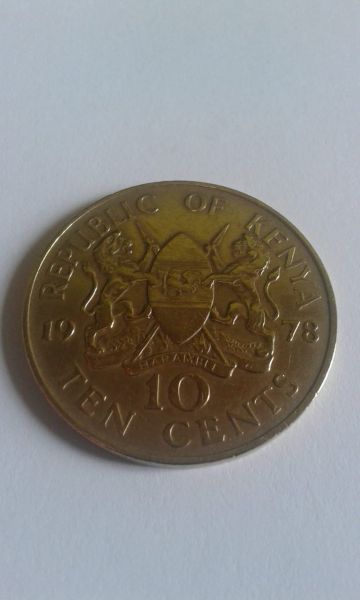 Kenia 1978   - 10 cents