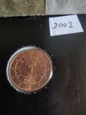 1 centavo euro  circulado 2002