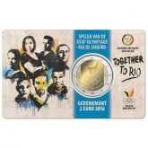 Coin Card Belgica - Olimpiadas Rio