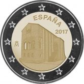 Espanha 2017 - 2€ Comª Igreja Stª Maria de Naranca Oviedo