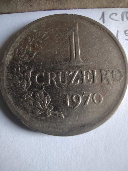 Moeda 1 cruzeiro  1970 circulada