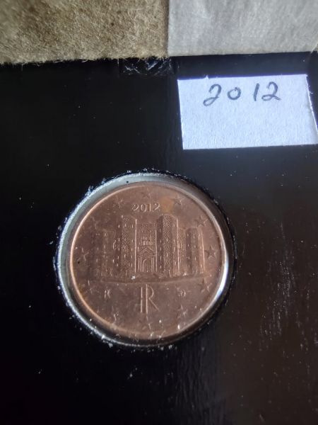 1 centavo Euro Circulado - 2012