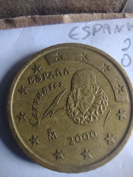 Espanha 2000 - 50 cents Circulada