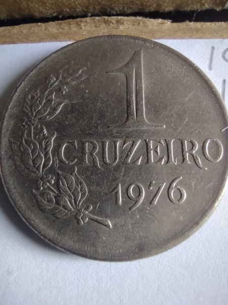 moeda 1 cruzeiro  1976 - Circulada