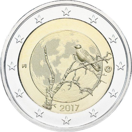 Finlândia 2017 - Moeda 2€ alusiva à Natureza Finlandesa (FC)