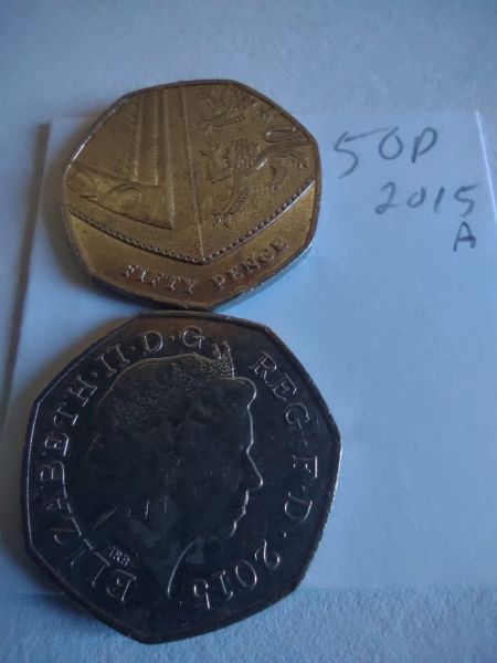 Moeda 50 P ano de 2015 gravador IBR