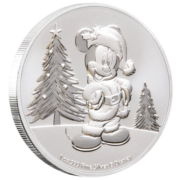 Niue 2019 - Moeda $2 Mickey Merry Christmas