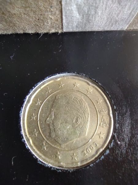 Belgica 20 centavos  2003-  Circulada