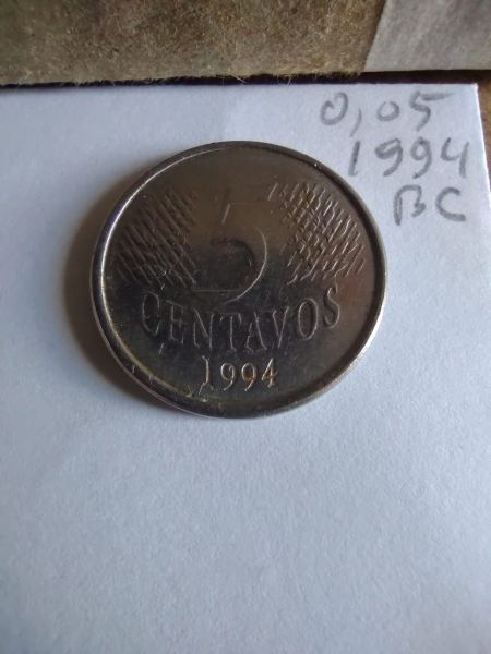 5 centavos 1994 - circulada