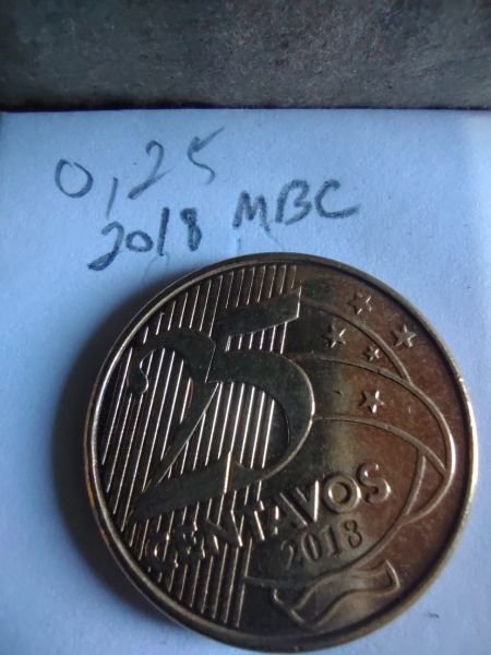 25 centavos 2018 - MBC